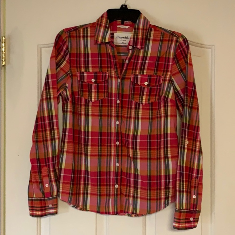 Long sleeve plaid shirt